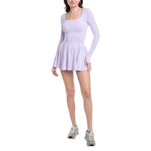 Marion Cross Back Tennis Dress Lavender Long Sleeve Medium NWT
